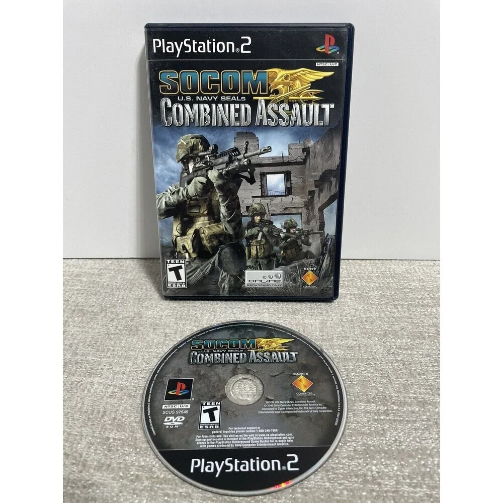 PlayStation 2 Socom Navy Seals Combined Assault PS2